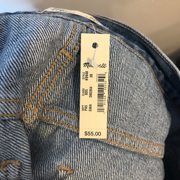 NEW Madewell Denim Jean Mini Skirt Distressed 30 - Picture 6 of 9